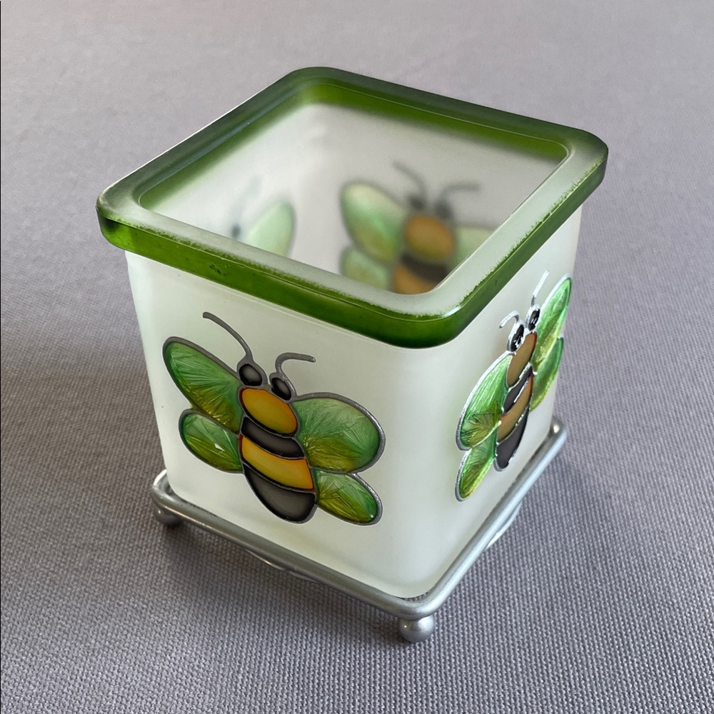 Bumblebee Glass Votive